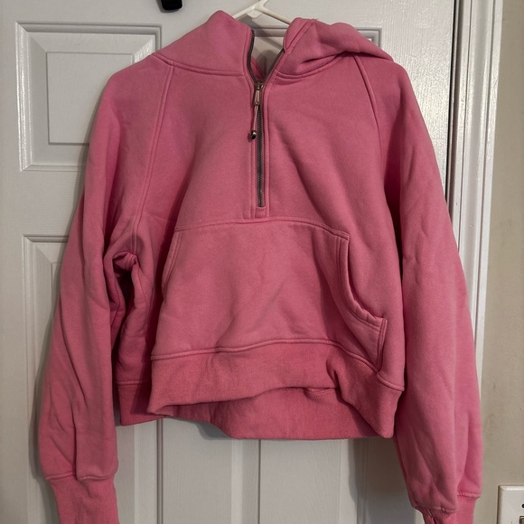 Pink Half-Zip Hoodie - Picture 1 of 2